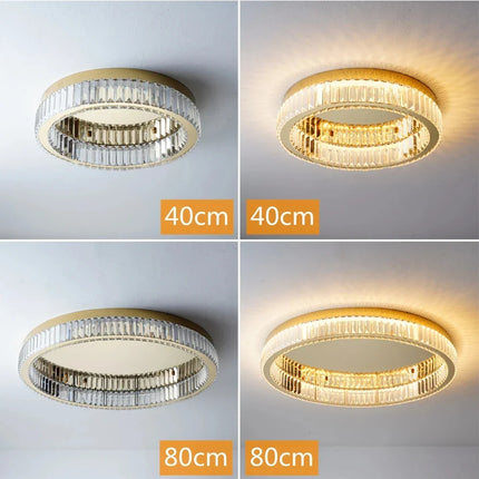 Modern Gold Crystal  Ceiling Chandelier  Led Indoor Lighting Decor