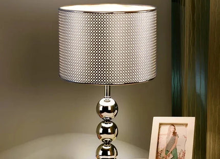 Modern Table Lamp Living Room Silver Gold