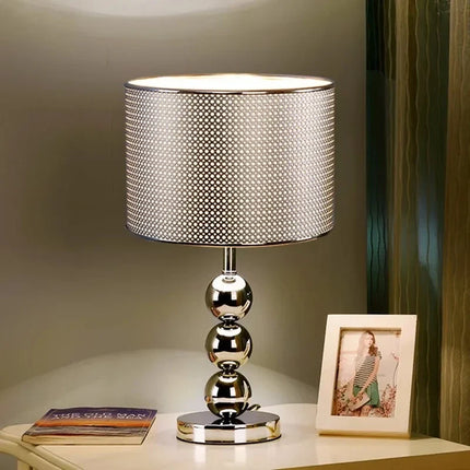 Modern Table Lamp Living Room Silver Gold