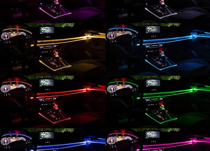 Led Car Interior Atmosphere Ambient Lights 6/8m RGB