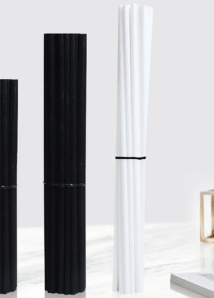 100Pcs Reed Diffuser Sticks Set 3mm 8inch Fiber Reed Diffuser Sticks Fragrance for Bedroom Office Bathroom Home