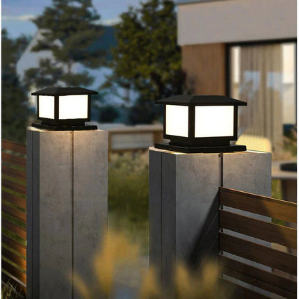 LED Solar Outdoor Light Pillar Solar Lights Waterproof