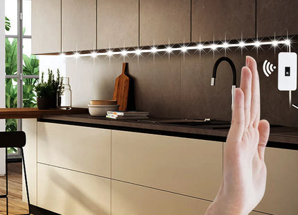 Hand Sweep Waving ON OFF Sensor Lights Double-sided tape