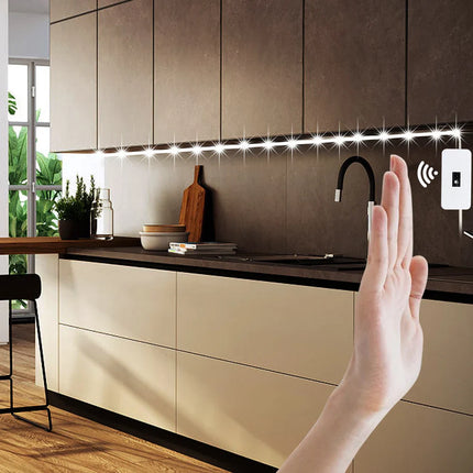 Hand Sweep Waving ON OFF Sensor Light diode lights Double-sided tape