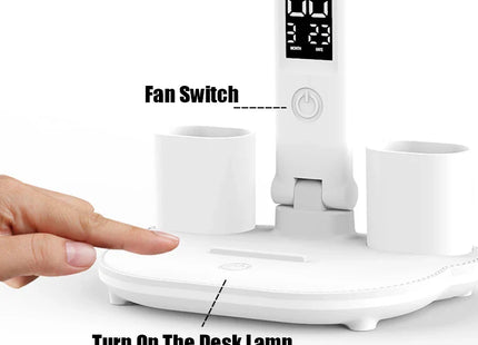 3in1 Multifunction Table Lamp LED Four-headed Folding