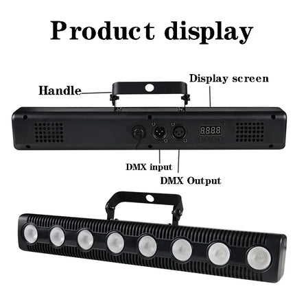 8 LED RGBW 4IN1 DMX Wall Wash Lamp DJ Disco Party Light