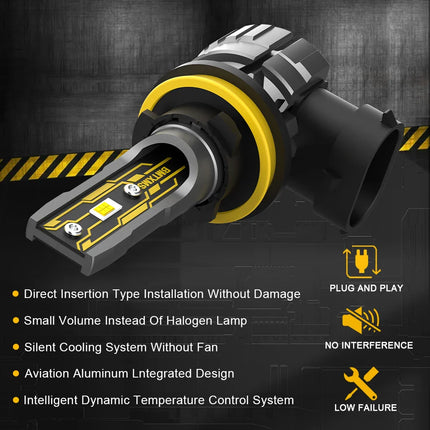 BMTxms  LED Fog Light Bulbs