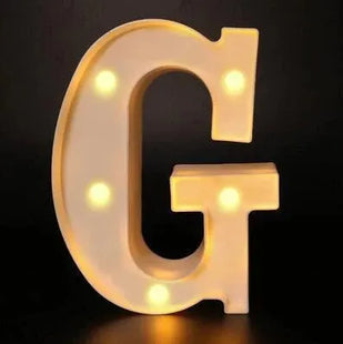 Alphabet LED Night Lights Number Letter Lamp