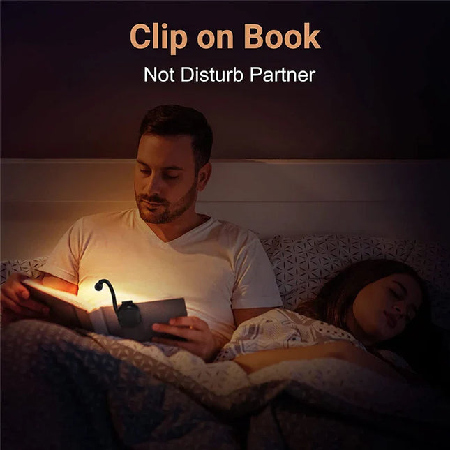 Portable LED Book Lights USB Rechargeable Eye Protection