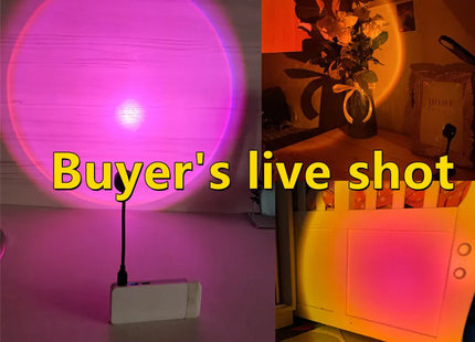USB Sunset Lamp Projector