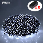 White -US Plug / 10M 100LEDs