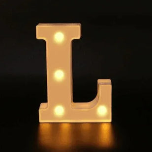Alphabet LED Night Lights Number Letter Lamp