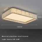 rectangle 120cm / gold frame / Warm light
