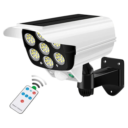 Outdoor Motion Sensor Solar Lights 77 LED Floodlight Waterproof