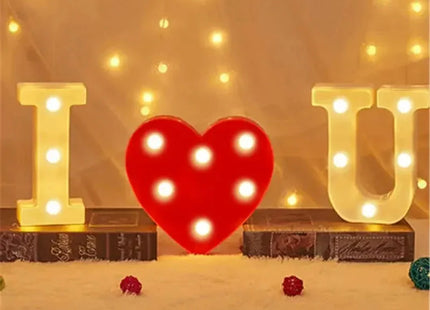 Alphabet LED Night Lights Number Letter Lamp
