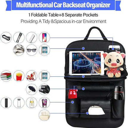 Car Seat Back Organizer with Foldable Table try
