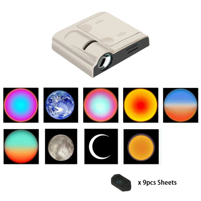 Planet Projection Lamp Earth Sun Beach Galaxy Aurora Landscape