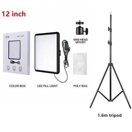 New 8/12inch LED Video Light Panel