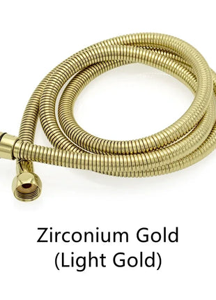 1.5M Handheld Shower Head Hose Flexible Explosion-proof Water Tube Bathroom Faucet Stainless Steel Shower Hose Extension Pipe