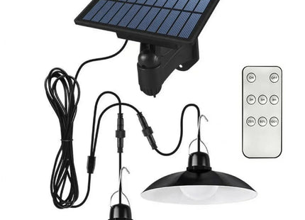 Led Solar Powered Lamp with Remote Control