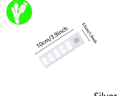 Motion Sensor Light Wireless LED Night Light USB Rechargeable Night Lamp Cabinet Wardrobe Lamp Under Backlight For Kitchen led