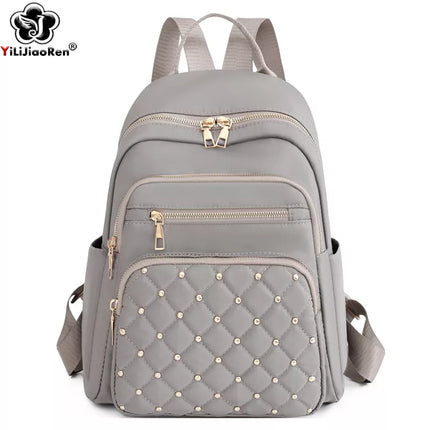 Fashion Bagpack Women High Quality Nylon Backpacks Female Big Travel Back Pack Large School Bags for Teenage Girls Shoulder Bag