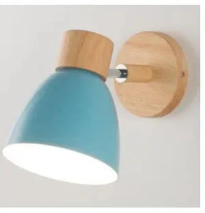 Wooden Wall Lamp With Switch