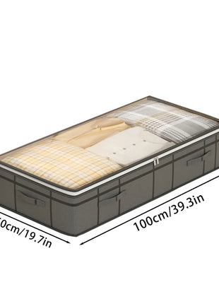 1PC large clothes storage bag under bed Foldable quilt clothes storage bag doggy bag Bedroom dormitory organizer bag