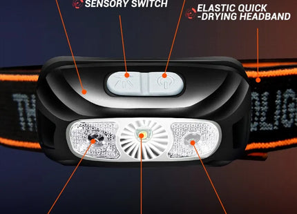 USB Head Flashlight
