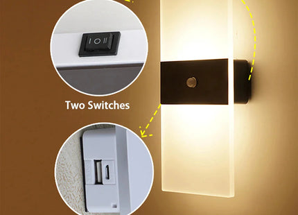 Wall Lamp Touch Motion Sensor Switch Indoor