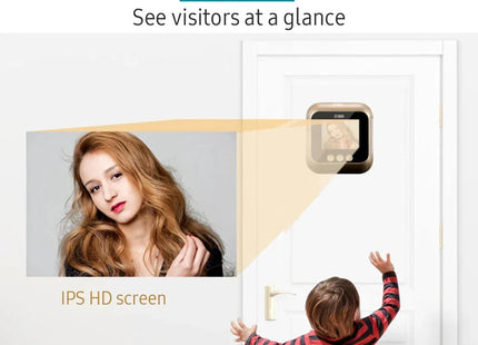 Doorbell with Wireless Monitor Live Night Vision for Home Office