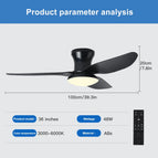 Pure black / 31-40W / 85-265V
