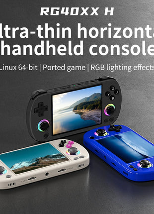 ANBERNIC RG40XX H Handheld Game Console 4.0-in 640*480 IPS Screen 3200mAh 64 Bit System With RGB Light Built in 5K+Games RG40XXH