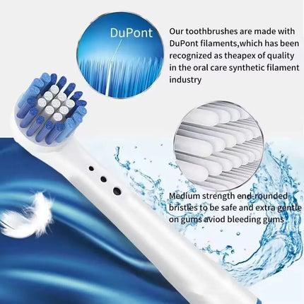 16/20PCS Brush Head nozzles for Oral B Electric Toothbrush Replacement Head Refill Sensitive Floss Cross Action for Oralb