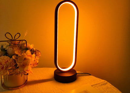 Table Ring Lamp bedroom Three-color Dimming