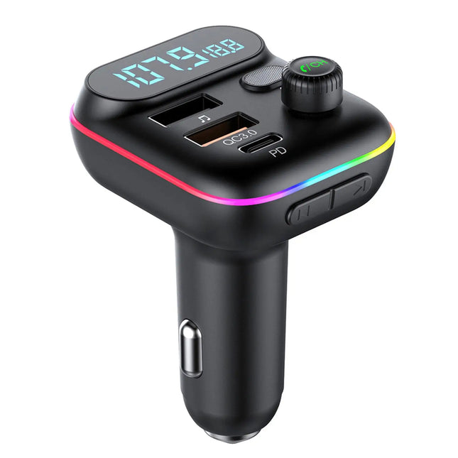 18W QC3.0 Fast Charge Bluetooth 5.0 FM Transmitter