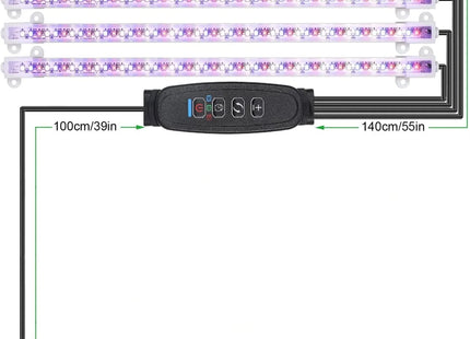 Led Grow Light USB DC5V Timer Phyto Lamp For Plants