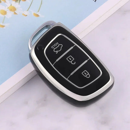 3 4 Button TPU Car Smart Key Case Cover