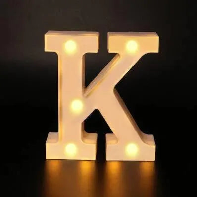 Alphabet LED Night Lights Number Letter Lamp 16cm