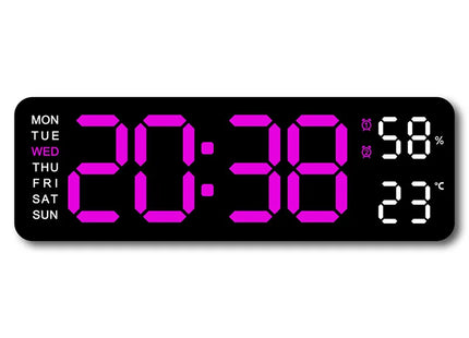 USB Powered Large Digital Wall Clock 9 Inch