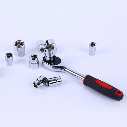 New Upgrade Wrench Socket Set Hardware Car Boat Motorcycle Bicycle Repairing Tool