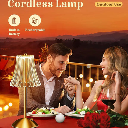 Table Lamp LED Touch Sensor Desktop Night Light Rechargeable Wireless