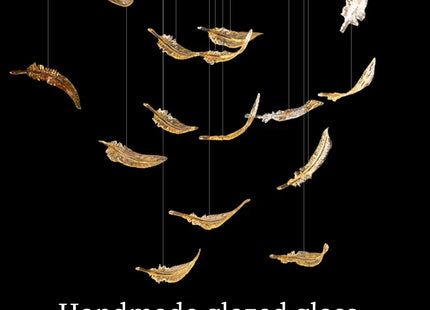 luxury Glass Hanging  Led Chandelier