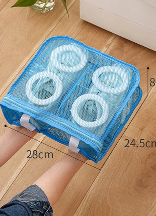 3pcs/set Mesh Laundry bag Washing Machine Shoes Bag Travel Storage bags Portable Anti-deformation Protective Clothes organizer