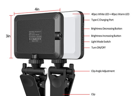 LED Fill Light Portable Mini Selfie Light