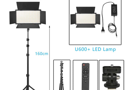 LED Video Light Photo Studio Lamp Bi-Color 2500K-8500k