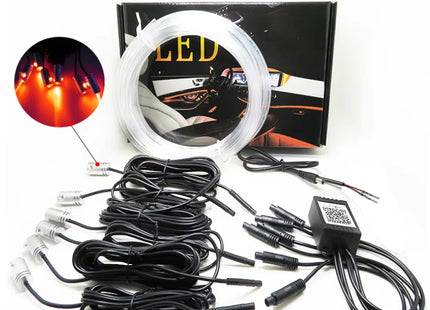 Led Car Interior Atmosphere Ambient Lights 6/8m RGB