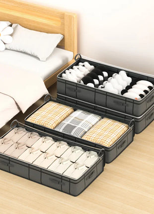 1PC large clothes storage bag under bed Foldable quilt clothes storage bag doggy bag Bedroom dormitory organizer bag