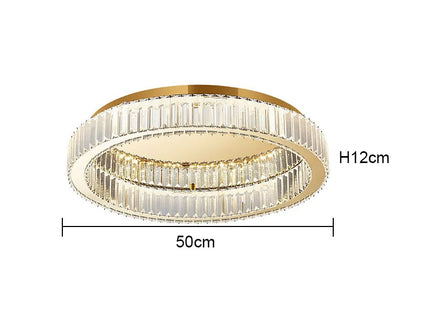 Modern Gold Crystal  Ceiling Chandelier  Led Indoor Lighting Decor