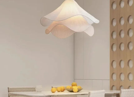 Flowers Cloth Chandelier Home Decoration French Led Pendant Lights